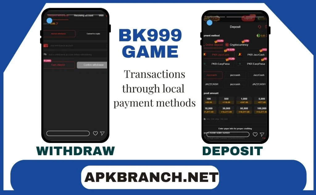 BK999 Game Deposit