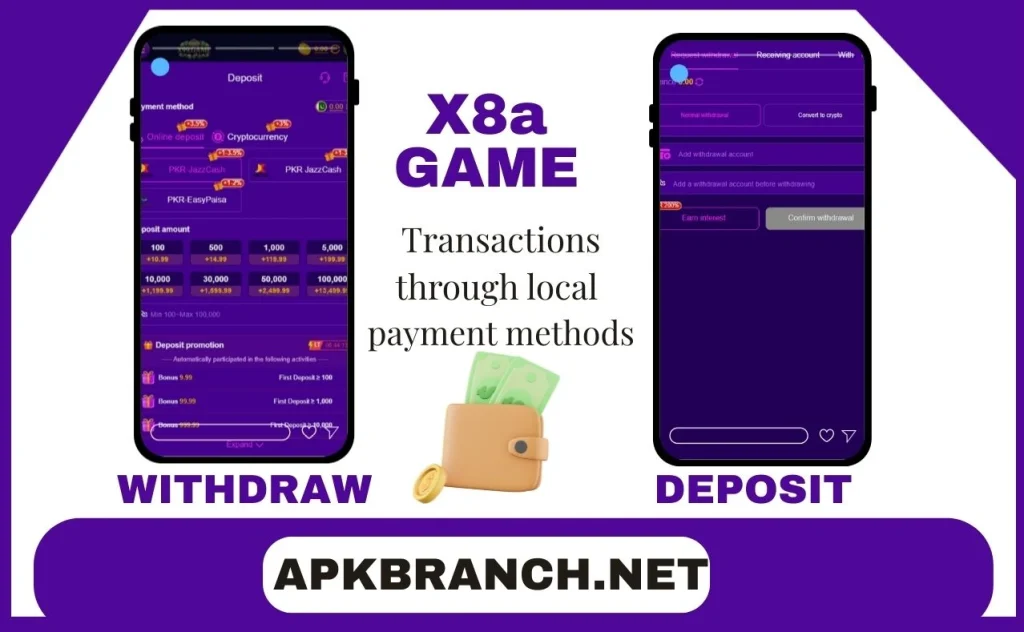 X8a Game Deposit
