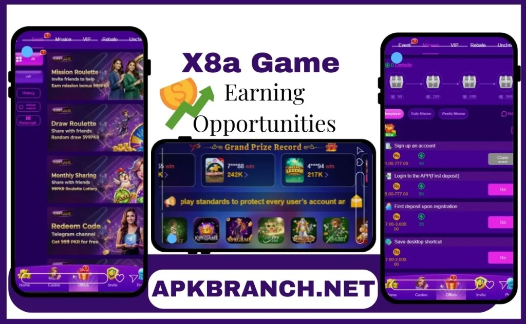 X8a Game Earning Opportunities
