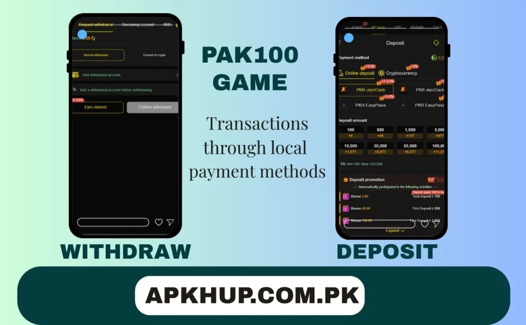 PAK100 Game Transactions