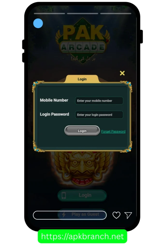 Pak Arcade Game login