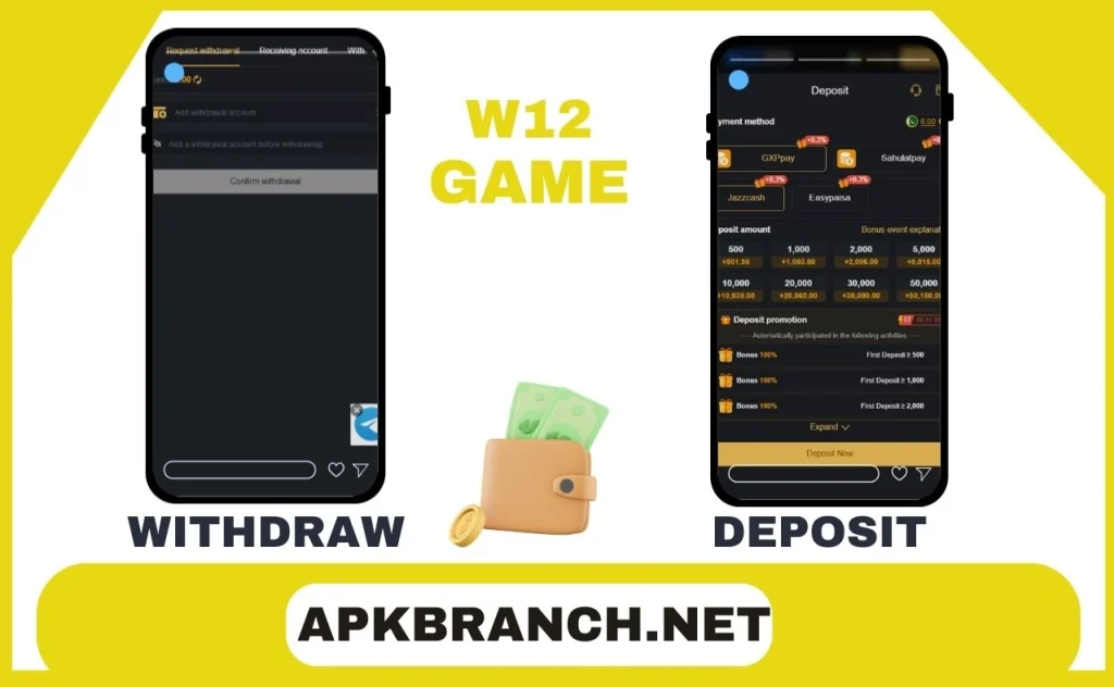 W12 Game Deposits