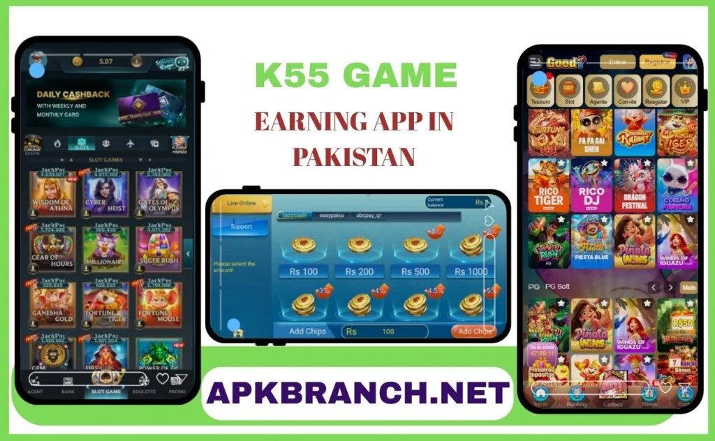 K55 Game Earning Oppportunities
