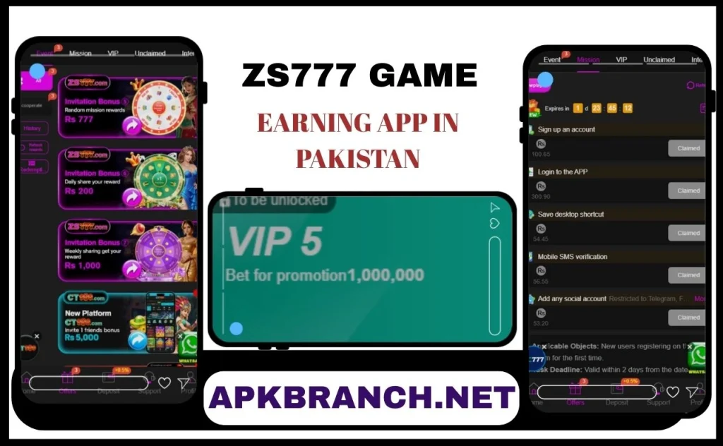 ZS777 Game Earning Opportunities