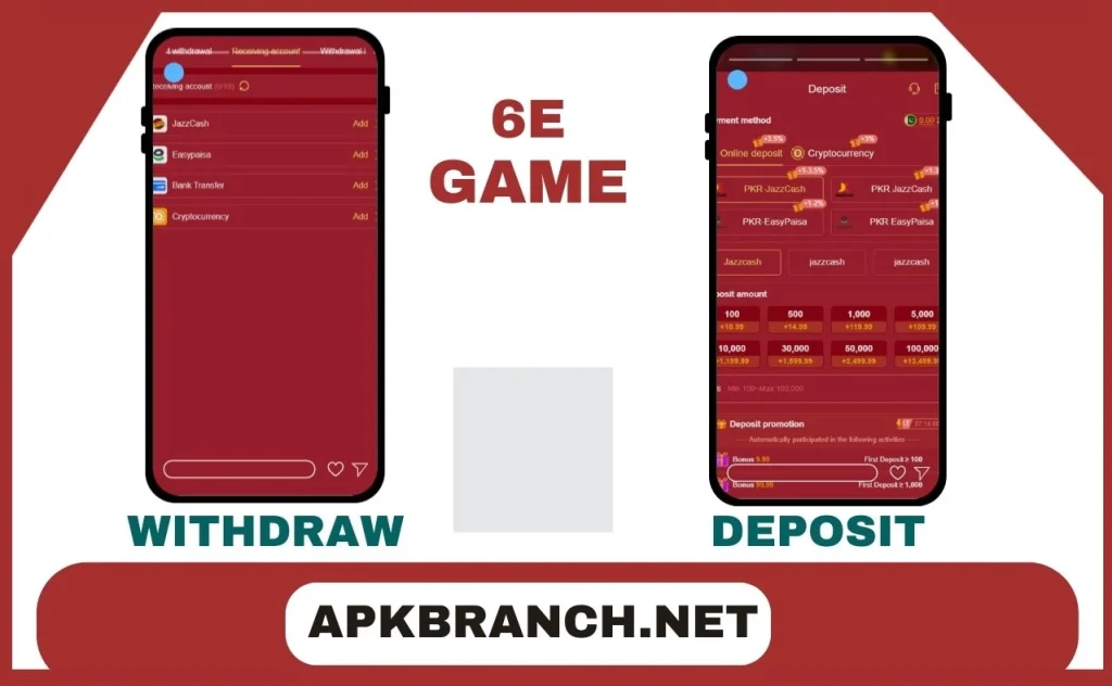 6E Game Deposit