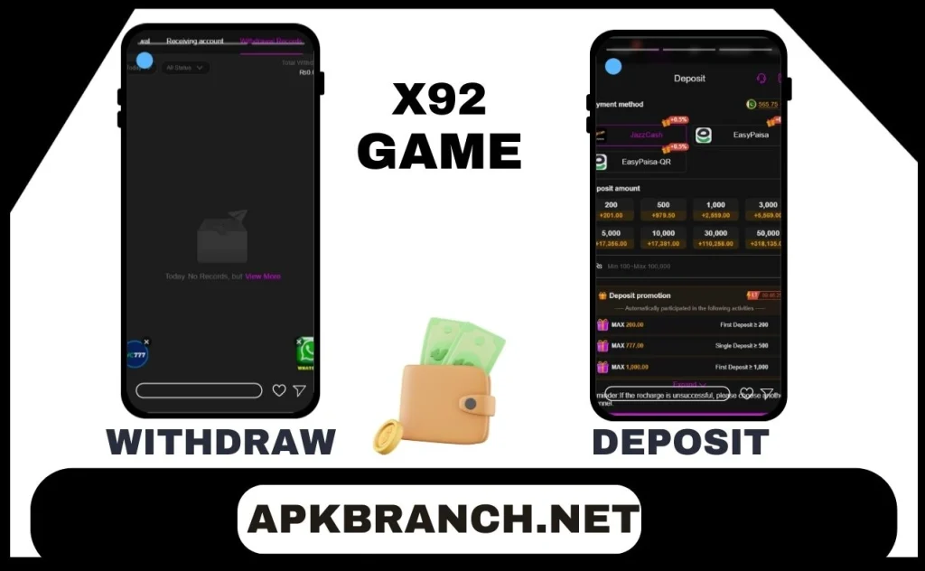 X92 Game Deposit
