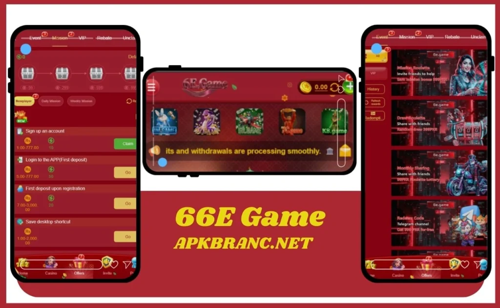 66E Game Earning opportunities