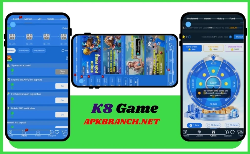 K8 Game Earning Opportunities