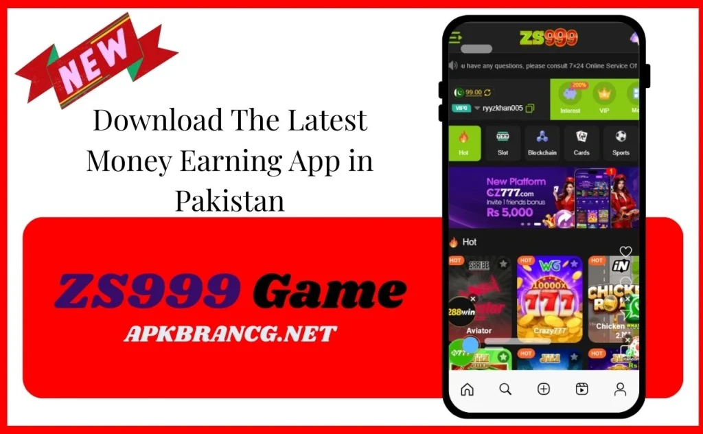 ZS999 Game Interface Screenshot